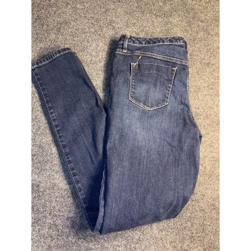 Mossimo Curvy Skinny Jeans‎ Womens 10L Blue Coupe Ajustée Aux Courbes Moulante